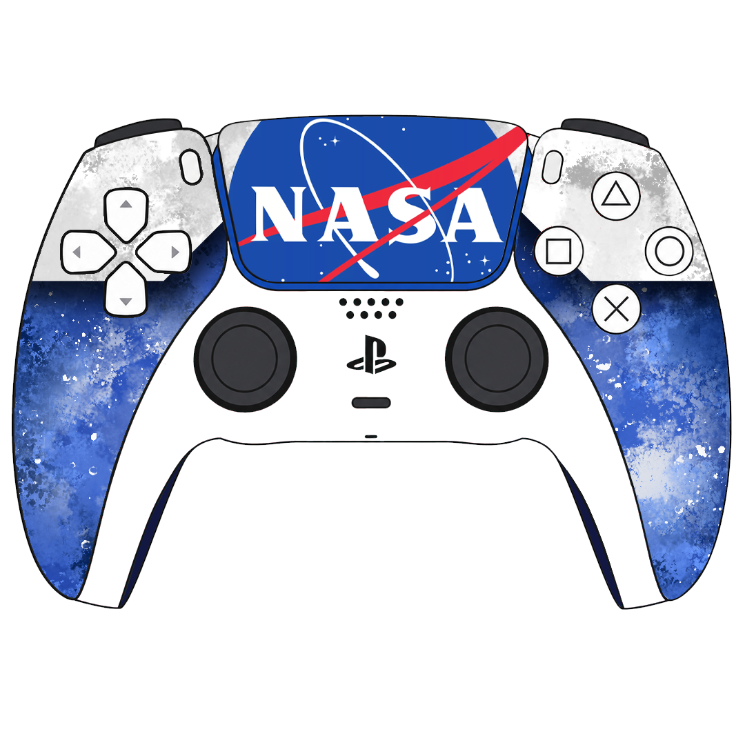 Custom Controller Sony Playstation 5 PS5 - NASA Space Agency Classic Stars Planets Solar System Constellation 