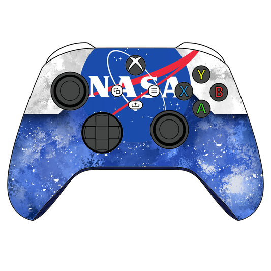 Custom Controller Microsoft Xbox Series X - Xbox One S - NASA Space Agency Classic Stars Planets Solar System Constellation 