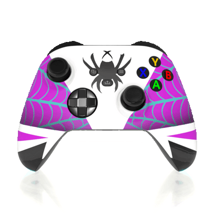 Custom Airbrush Controller Microsoft Xbox Series X - Xbox One S - Spider Gwen Spiderverse Ghost