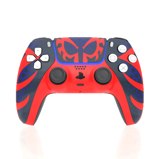 Custom Airbrush Controller Sony Playstation 5 PS5 - Super Hero Spiderman 2099 Marvel