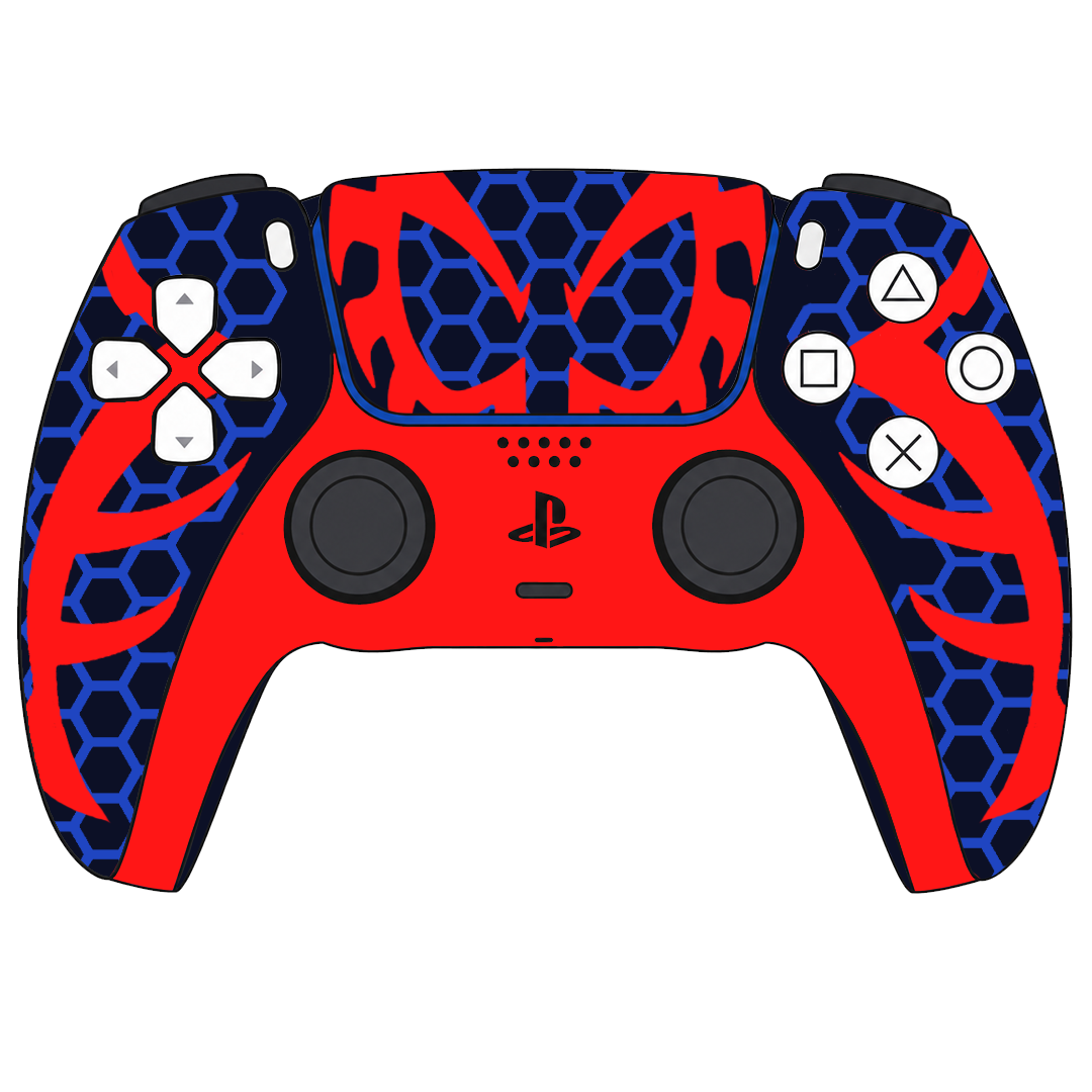 Custom Airbrush Controller Sony Playstation 5 PS5 - Super Hero Spiderman 2099 Marvel