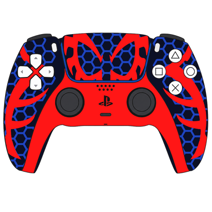 Custom Airbrush Controller Sony Playstation 5 PS5 - Super Hero Spiderman 2099 Marvel