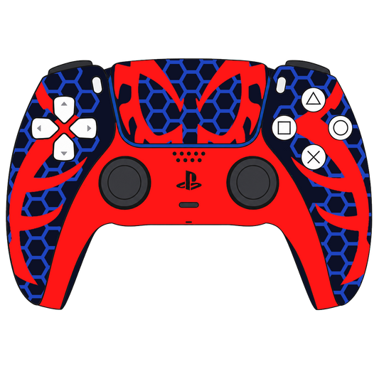Custom Airbrush Controller Sony Playstation 5 PS5 - Super Hero Spiderman 2099 Marvel