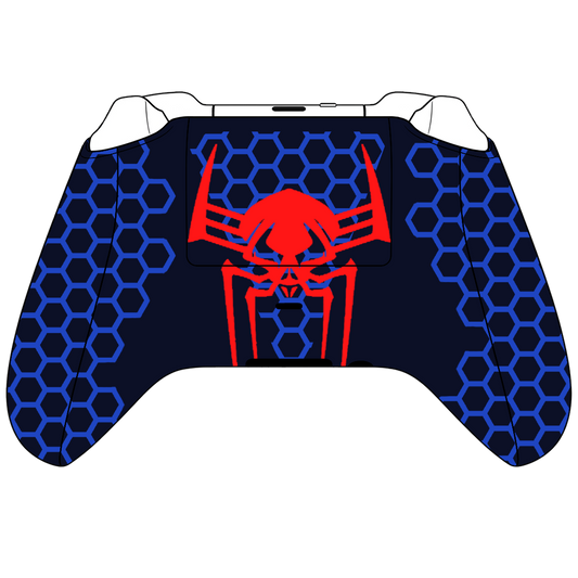 Custom Airbrush Controller Microsoft Xbox Series X - Xbox One S - Super Hero Spidernan 2099 Marvel