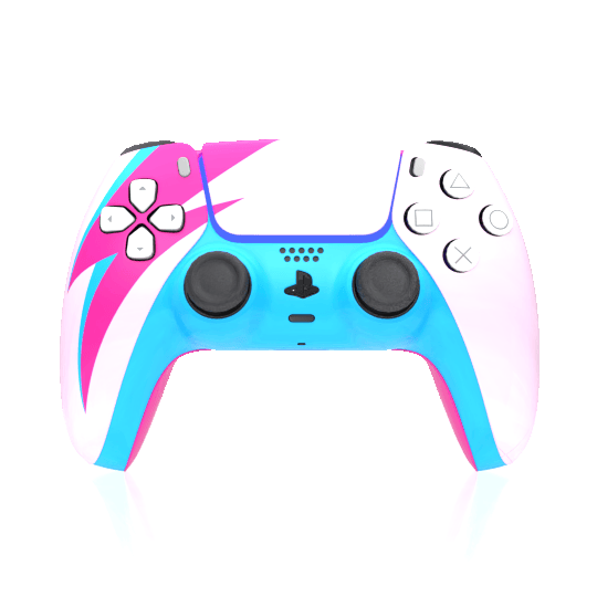 Custom Controller Sony Playstation 5 PS5 -Stardust David bowie Lightning Bolt Music