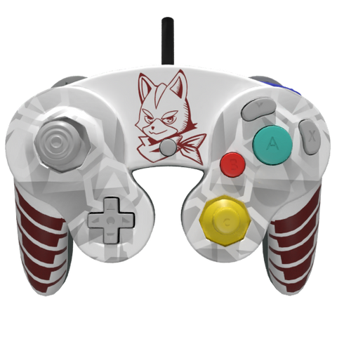 Custom Controller Nintendo Gamecube - Starfox SSBU Super Smash Bros Ultimate Melee Brawl