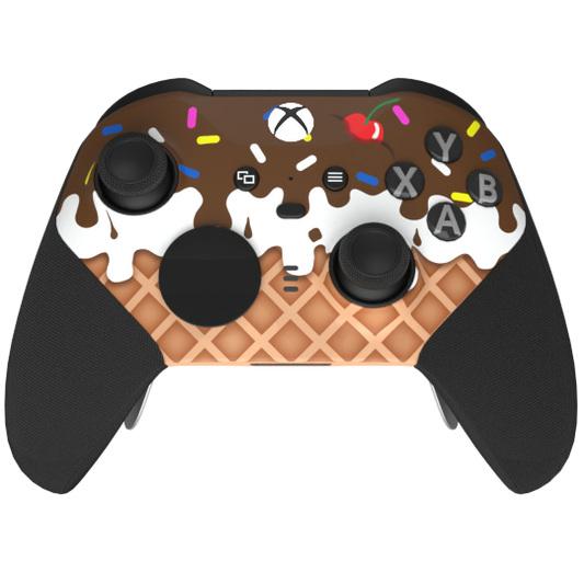 Custom Controller Microsoft Xbox One Series 2 Elite - Sundae Ice Cream Cone Cherry Sprinkles