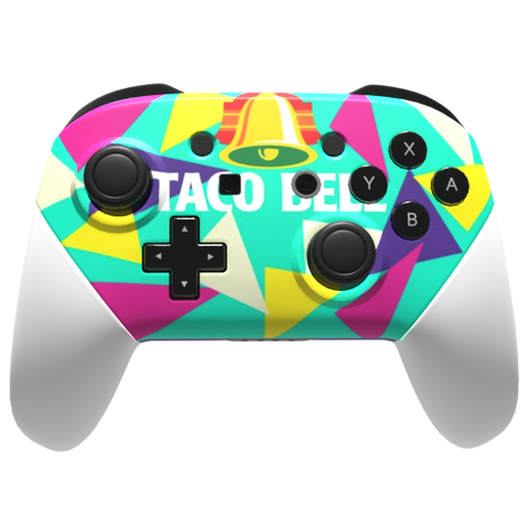 Custom Controller Nintendo Switch Pro - Taco Bell Live Mas Fast Food