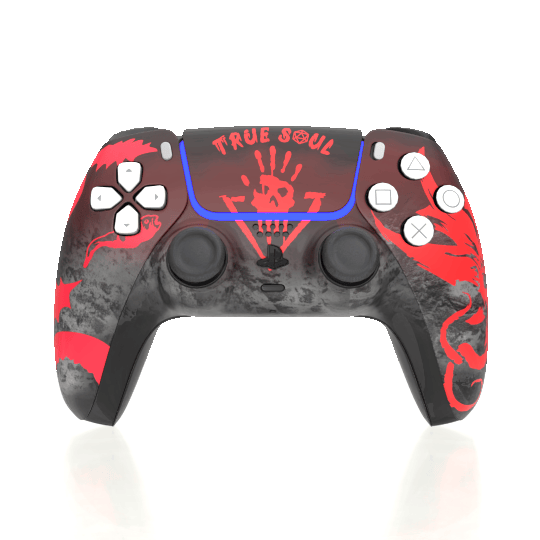 Custom Airbrush Painted Sony PlayStation 5 PS5 - DnD D&D Dungeons Dragons Fantasy Table Top Gate Baulders