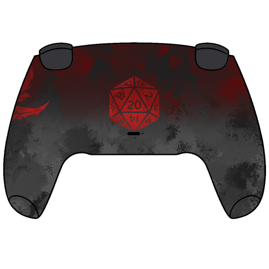 Custom Airbrush Painted Sony PlayStation 5 PS5 - DnD D&D Dungeons Dragons Fantasy Table Top Gate Baulders