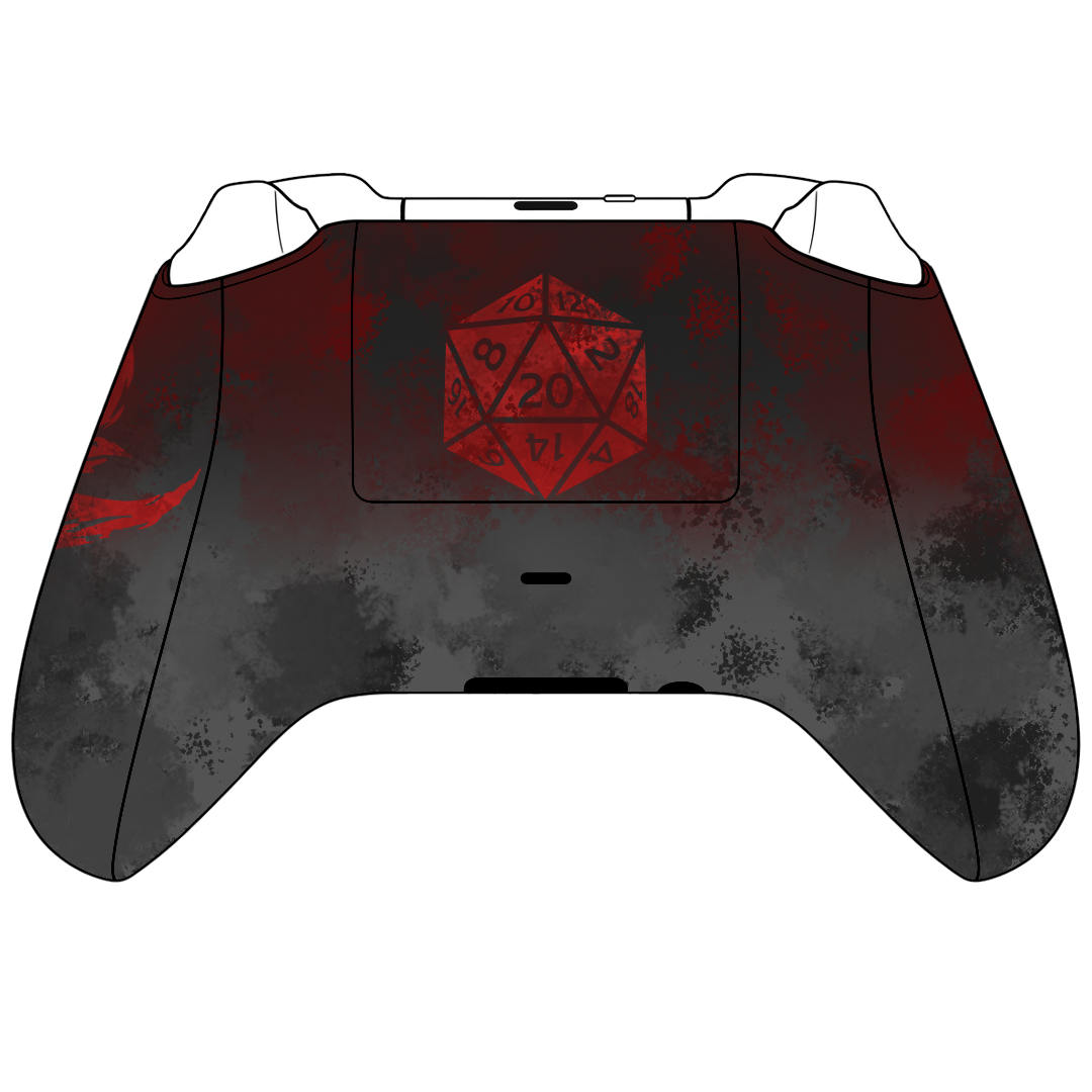 Custom Controller Microsoft Xbox Series X - Xbox One S - DnD D&D Dungeons Dragons Fantasy Table Top Gate Baulders