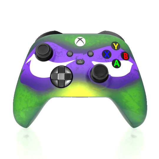Custom Controller Microsoft Xbox Series X - Xbox One S - Super Heroes TMNT Donatello Turtle Power