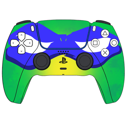 Custom Airbrush Controller Sony Playstation 5 PS5 - Super Hero TMNT Donatello Mikey Raph Leo Turtle Teenage Mutant Ninja