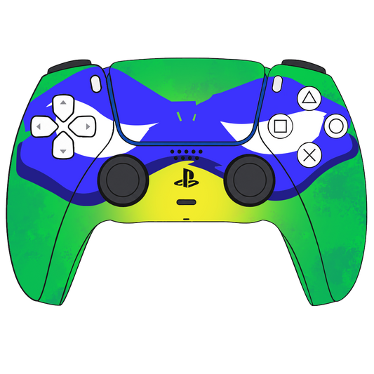 Custom Airbrush Controller Sony Playstation 5 PS5 - Super Hero TMNT Donatello Mikey Raph Leo Turtle Teenage Mutant Ninja