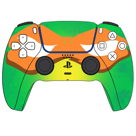 Custom Airbrush Controller Sony Playstation 5 PS5 - Super Hero TMNT Donatello Mikey Raph Leo Turtle Teenage Mutant Ninja