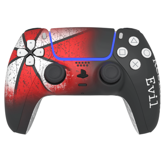 Custom Airbrush Painted Sony PlayStation 5 PS5 - Resident Evil Umbrella Corp T Virus