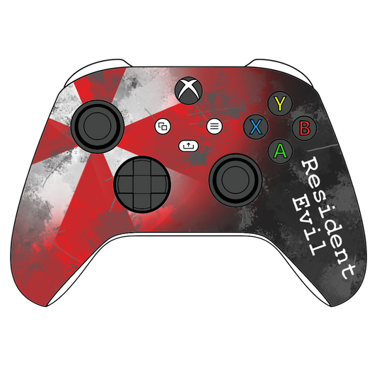 Custom Controller Microsoft Xbox Series X - Xbox One S - Resident Evil Umbrella Corp T Virus