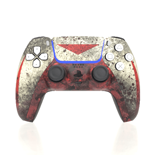 Custom Airbrush Controller Sony Playstation 5 PS5 - Voorhees Jason Masked Murder Camp Crystal Lake Friday 13th Horror Movie Killer