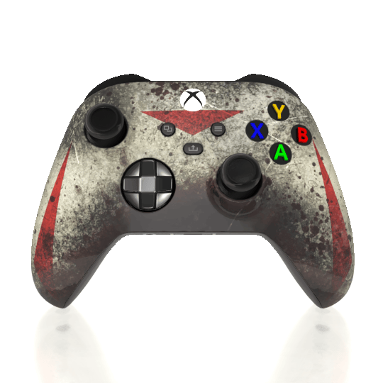 Custom Airbrush Controller Microsoft Xbox Series X - Xbox One S - Voorhees Jason Masked Murder Camp Crystal Lake Friday 13th