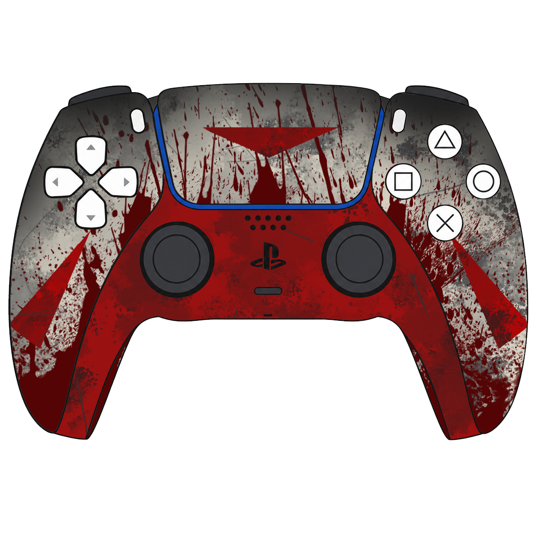 Custom Airbrush Controller Sony Playstation 5 PS5 - Voorhees Jason Masked Murder Camp Crystal Lake Friday 13th Horror Movie Killer