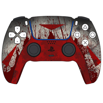 Custom Airbrush Controller Sony Playstation 5 PS5 - Voorhees Jason Masked Murder Camp Crystal Lake Friday 13th Horror Movie Killer