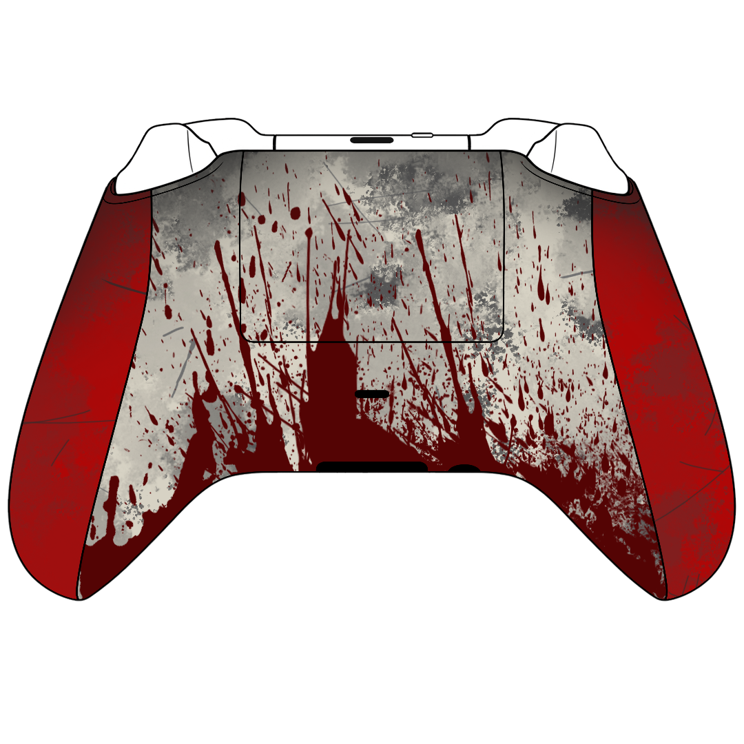 Custom Airbrush Controller Microsoft Xbox Series X - Xbox One S - Voorhees Jason Masked Murder Camp Crystal Lake Friday 13th