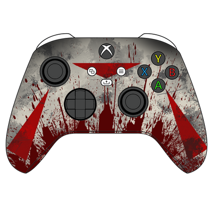 Custom Airbrush Controller Microsoft Xbox Series X - Xbox One S - Voorhees Jason Masked Murder Camp Crystal Lake Friday 13th