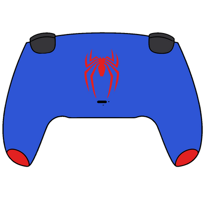 Custom Airbrush Controller Sony Playstation 5 PS5 - Web Slinger Spiderman Superhero Great Power