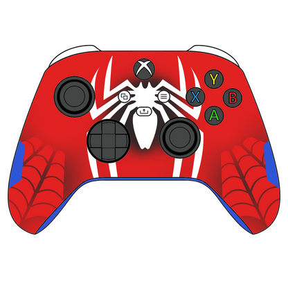 Custom Controller Microsoft Xbox Series X - Xbox One S - Web Slinger Spiderman Superhero