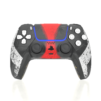 Custom Airbrush Controller Sony Playstation 5 PS5 - Black Widow Marvel Super Heroes 