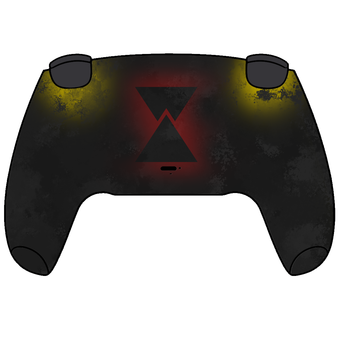 Custom Airbrush Controller Sony Playstation 5 PS5 - Black Widow Marvel Super Heroes 