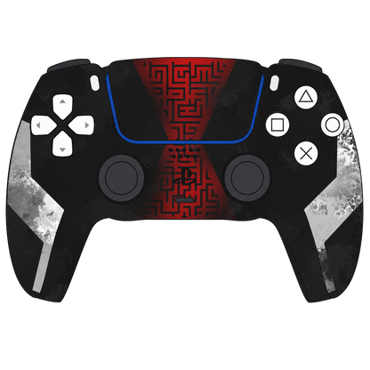 Custom Airbrush Controller Sony Playstation 5 PS5 - Black Widow Marvel Super Heroes 