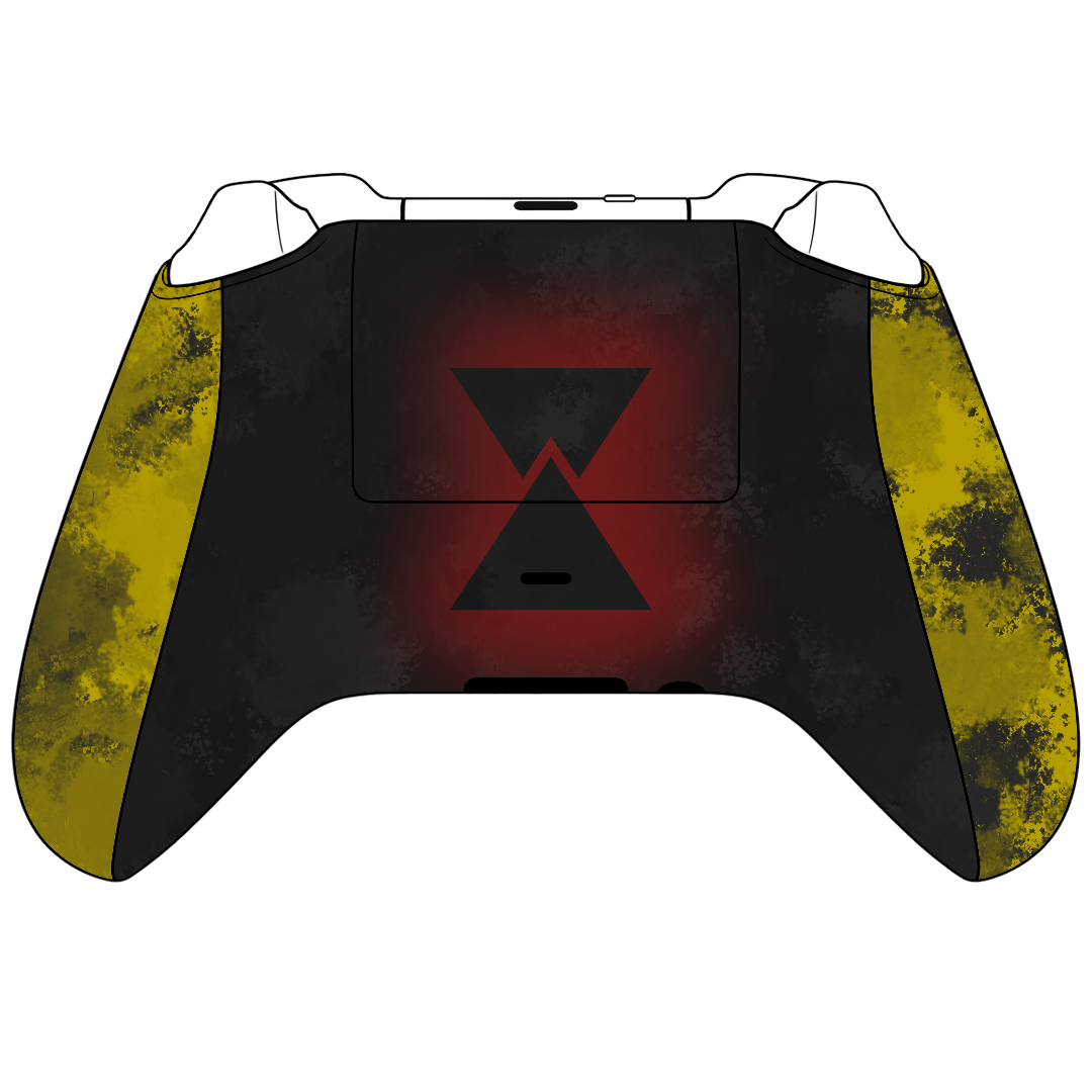 Custom Airbrush Controller Microsoft Xbox Series X - Xbox One S - Super Hero Black Widow Marvel