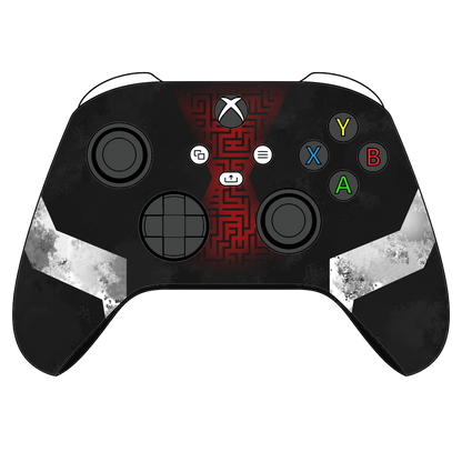 Custom Airbrush Controller Microsoft Xbox Series X - Xbox One S - Super Hero Black Widow Marvel