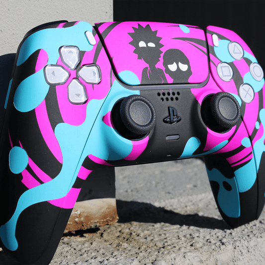 Custom Controller Sony Playstation 5 PS5 - Schwifty Rick and Morty