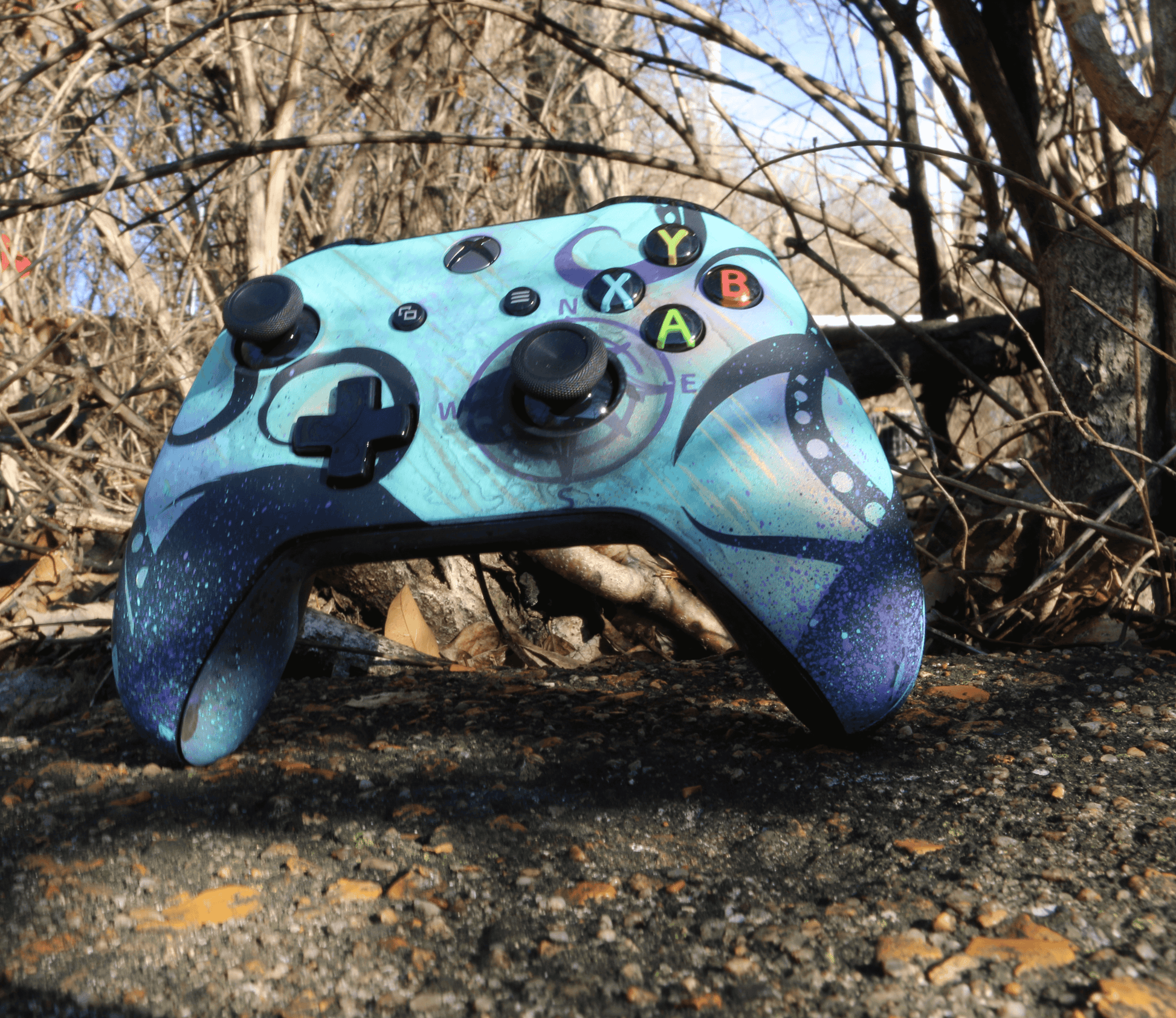 Custom Controller Microsoft Xbox Series X - Xbox One S - Sea of Thieves The Kraken Ocean Pirates