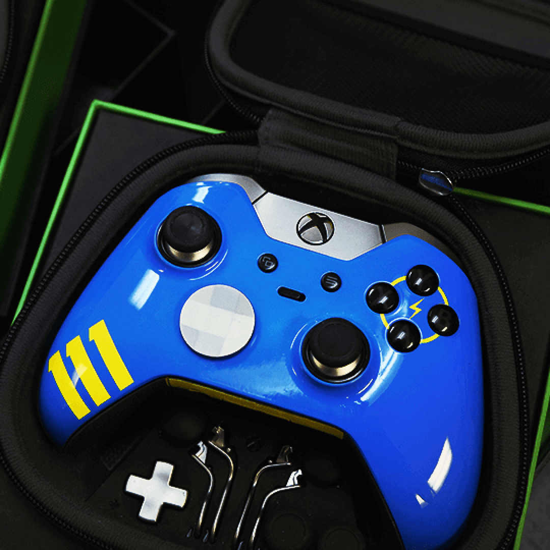 Custom Controller Microsoft Xbox One Series 2 Elite - Vault Tec One 11 Fallout