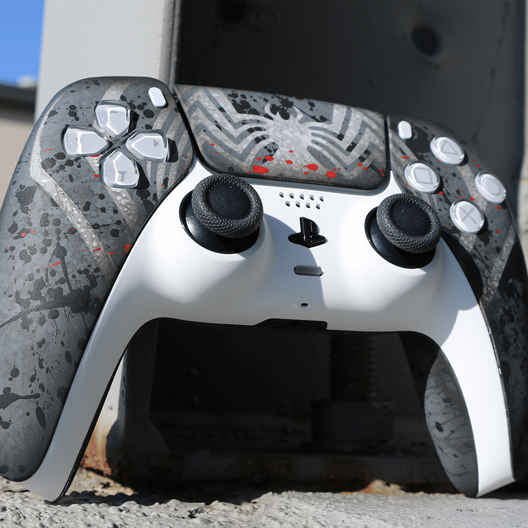 Custom Controller Sony Playstation 5 PS5 - Venomous Symbiote Venom Spiderman