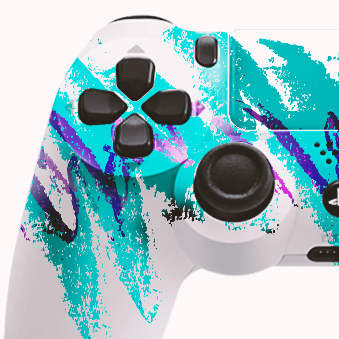 Custom Controller Sony Playstation 4 PS4 - Solo Jazz 92 Retro Wavelength