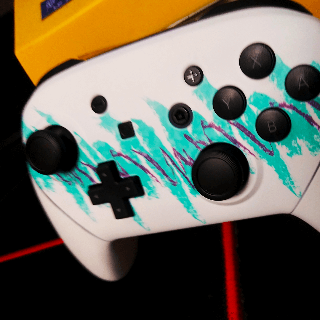 Custom Controller Nintendo Switch Pro - Solo Jazz 92 Retro Wavelength