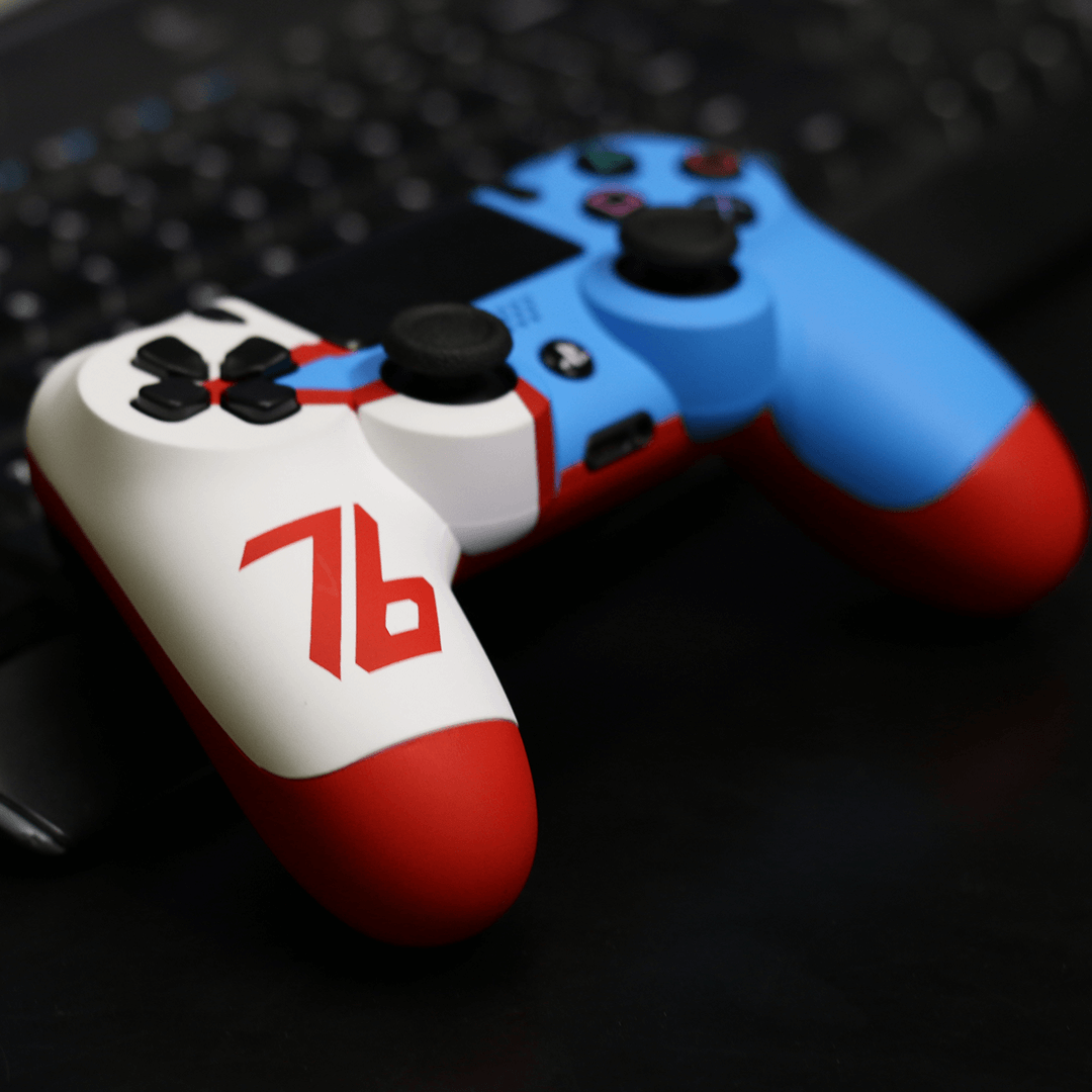 Soldier 76 – PS4 – Overwatch Custom Controller – Controller Chaos
