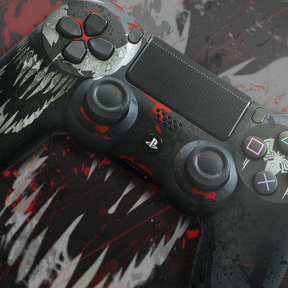Custom Controller Sony Playstation 4 PS4 - Venomous Symbiote Venom Spiderman