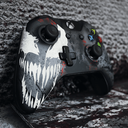 Custom Controller Microsoft Xbox One S - Venomous Symbiote Venom Spiderman